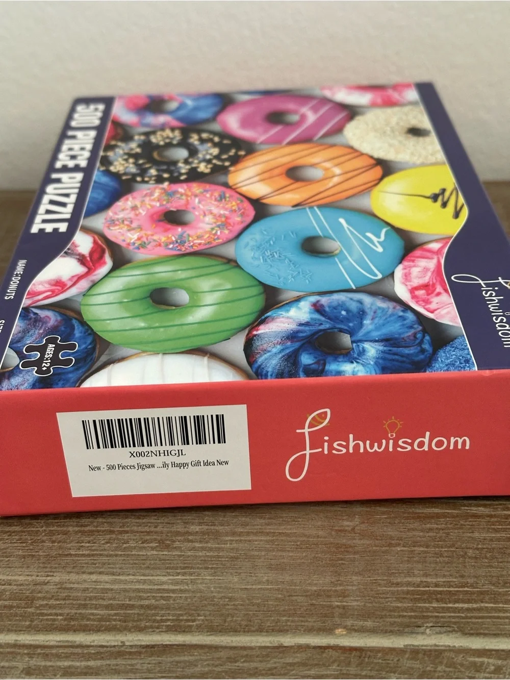Jishwisdom 500-Piece Donuts Puzzle - Colorful Donut Artwork